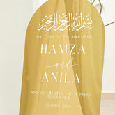 Acrylic Nikkah Sign Islamic Welcome Sign